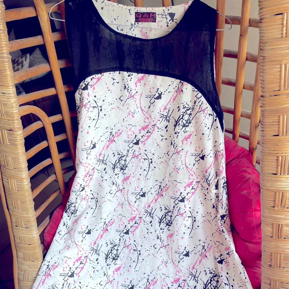 A Line Polyester sleeveless dress in L size - Picture 1 of 6